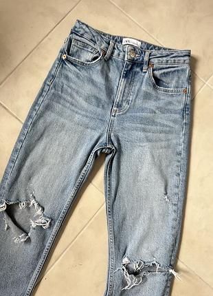 Джинси zara mom 32 розмір