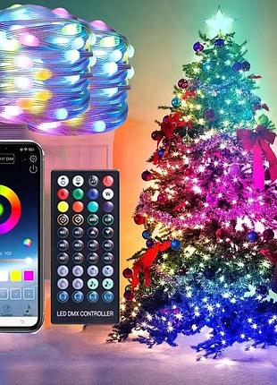 Гірлянда вуличні вогні 3m smart bluetooth app control світлодіодна led
