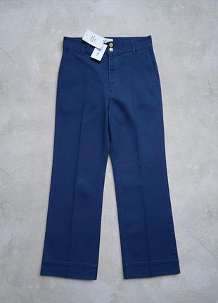 Широкі брюки штани бавовняні h&m × zara × mango