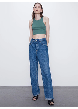 Топ в рубчик от zara 2