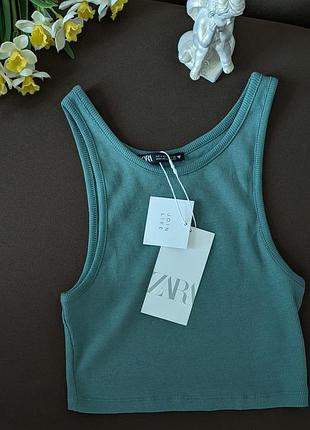 Топ в рубчик от zara 5
