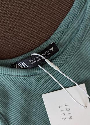 Топ в рубчик от zara 6