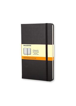 Записная книжка moleskine classic карманная, линейка черный (mm710)