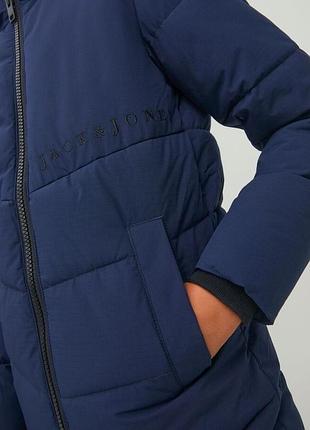 Куртка long puffer для хлопчика jack&jones 2