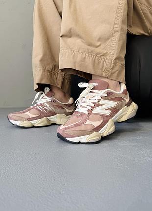 Кроссовки женские new balance 9060 brown/caramel