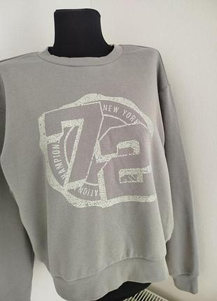 Сірий світшот divided by h&m 5