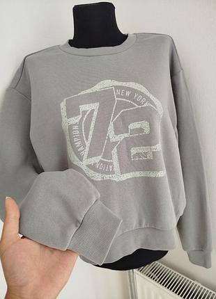 Сірий світшот divided by h&m 6