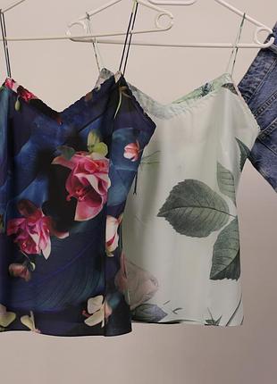 Женские брендовые майки в цветочный принт ted baker