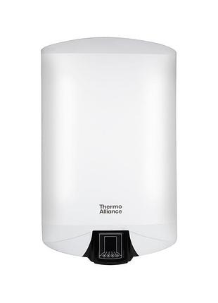 Електричний водонагрівач thermo alliance spectra flat 50 л універсальний, мокрий тен 3,3 квт, h 279 мм