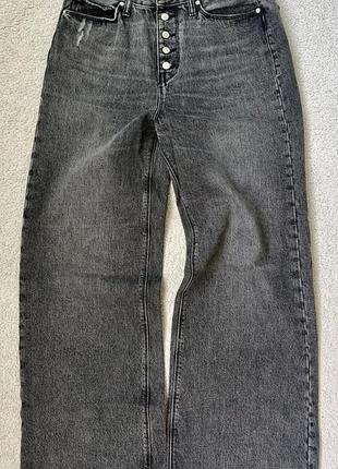 Джинсы серые женские colin's 970 crop berry / широкие джинсы коленс w27