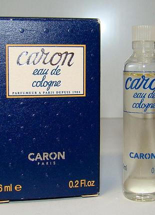 Мініатюра caron eau de cologne. оригінал. вінтаж
