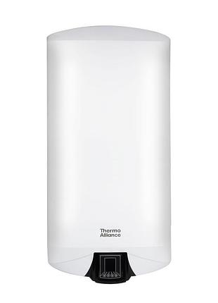Електричний водонагрівач thermo alliance spectra flat 80 л універсальний, мокрий тен 3,3 квт, h 279 мм