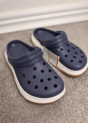 Стильні чтоловічі крокси crocs crocband full force navy