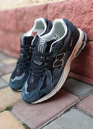 Кросівки   new balance 1906d protection pack сірі з синім    розпродаж sale