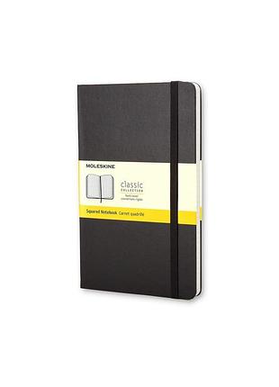 Записная книжка moleskine classic карманная, клетка черный (mm712)
