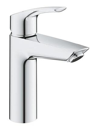 Однорычажный смеситель для раковины m-size grohe eurosmart new с нажимным донным клапаном (23923003)