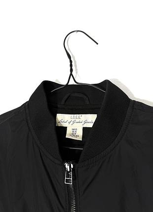 Чорний чоловічий бомбер куртка h&m 2