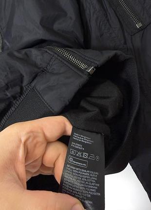 Чорний чоловічий бомбер куртка h&m 4