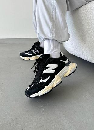 Кросівки жіночі new balance 9060 black/white