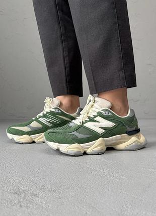 Кроссовки женские new balance 9060 green/beige