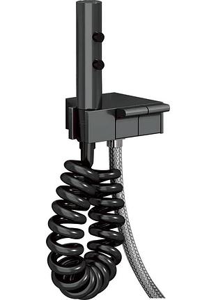 Кран для гигиенического душа и бачка унитаза champion phs-333 black с лейкой (ch6553)