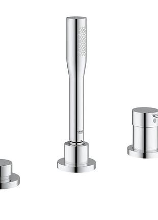 Смеситель для ванны grohe essence на 3 отверстия (19976001)