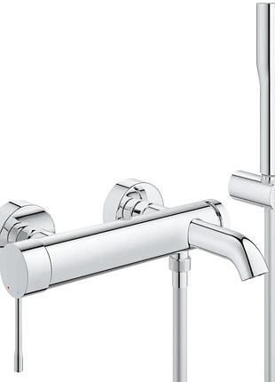 Однорычажный смеситель для ванны grohe essence (25249001)