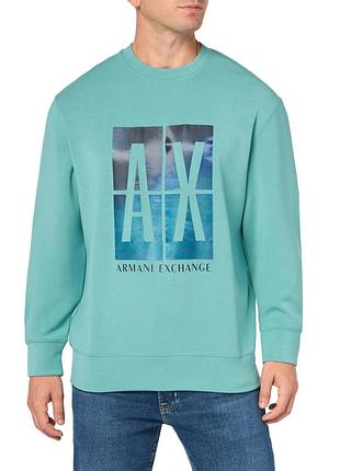 Лонгслив armani exchange с принтом
