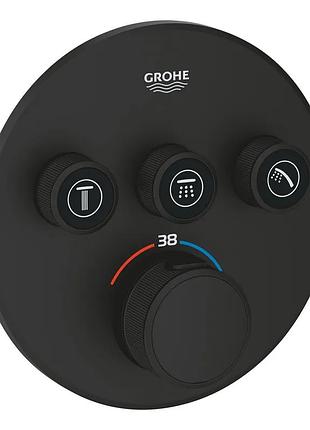 Термостат прихованого монтажу на 3 виходи grohe grohtherm smartcontrol (29508kf0)