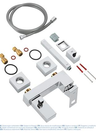 Смеситель для ванны grohe eurocube (23141000) 4