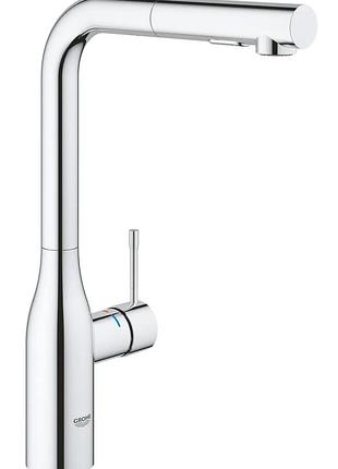 Смеситель для кухни с выдвижным изливом grohe essence new (30270000)