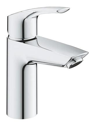 Однорычажный смеситель для раковины s-size grohe eurosmart new с нажимным донным клапаном (23922003)