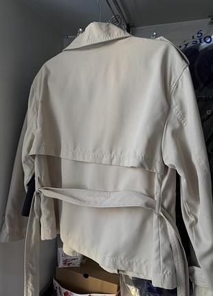 Тренч бежевий stradivarius 6
