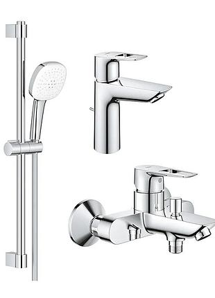 Набор смесителей для ванны 3в1 grohe bauloop (ua123215m1)