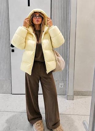 Теплий жіночий пуфер