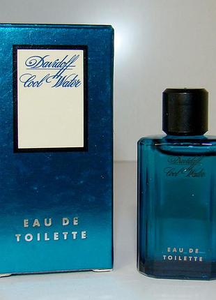 Мініатюра davidoff cool water. оригінал. вінтаж