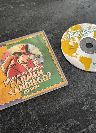 Диск where in the world is carmen sandiego (pc)
