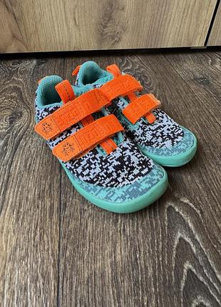 Дитячі barefoot кросівки  24 розмір 15,8 см affenzahn sneaker knit happy crab.
