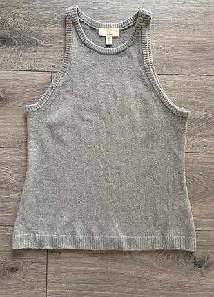 Кашемірова майка топ h&amp;m premium 2