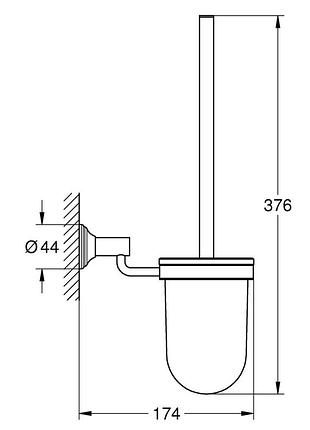 Эршик для унитаза grohe essentials authentic (40658001) 2