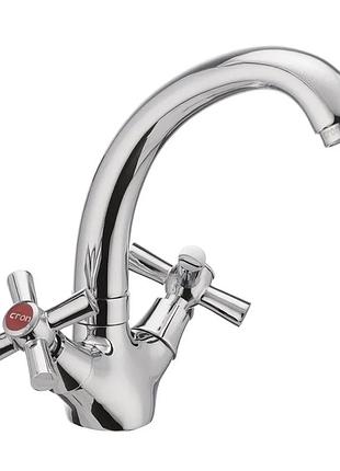Смеситель для умывальника cron polo 272 nut (колир хром) (cr0847)