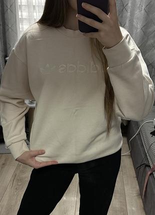 Світшот молочний adidas