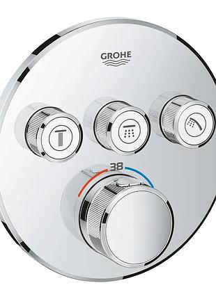 Термостат прихованого монтажу на 3 споживача grohe grohtherm smartcontrol (29121000)
