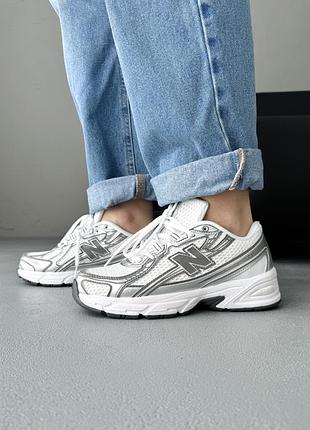 😍 женские кроссовки new balance 740 white/silver