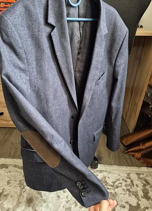 Стильный мужской пиджак h&amp;m 100 wool 5