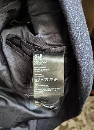 Стильный мужской пиджак h&amp;m 100 wool 2