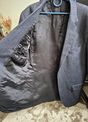 Стильный мужской пиджак h&amp;m 100 wool 4