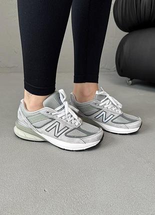 😍 жіночі кросівки new balance 990 v5 grey