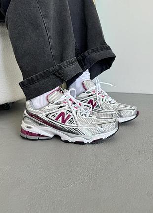 😍 женские кроссовки new balance 1064 silver/red