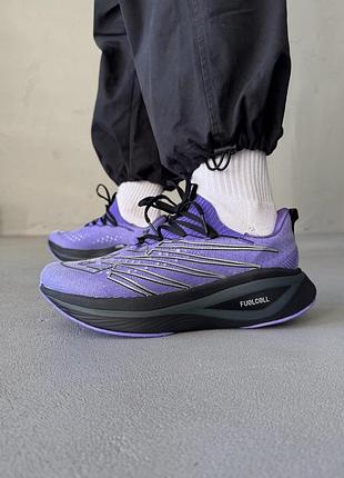 Кроссовки женские new balance fuelcell x stone island purple